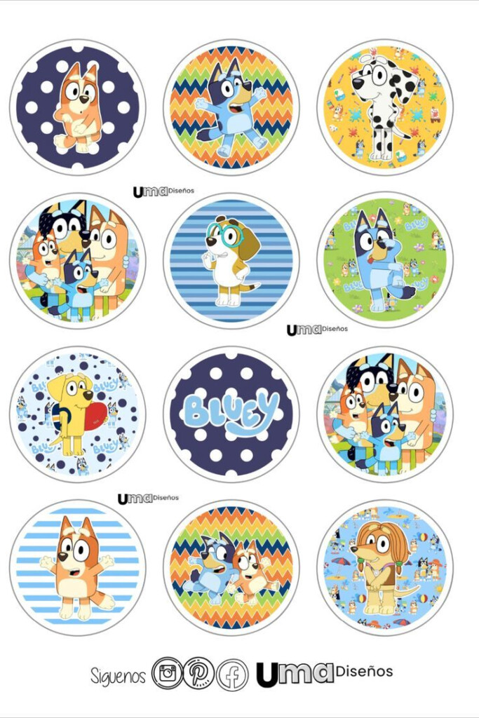 17 Bluey Cake Topper Printable Rhaymmie Recipes
