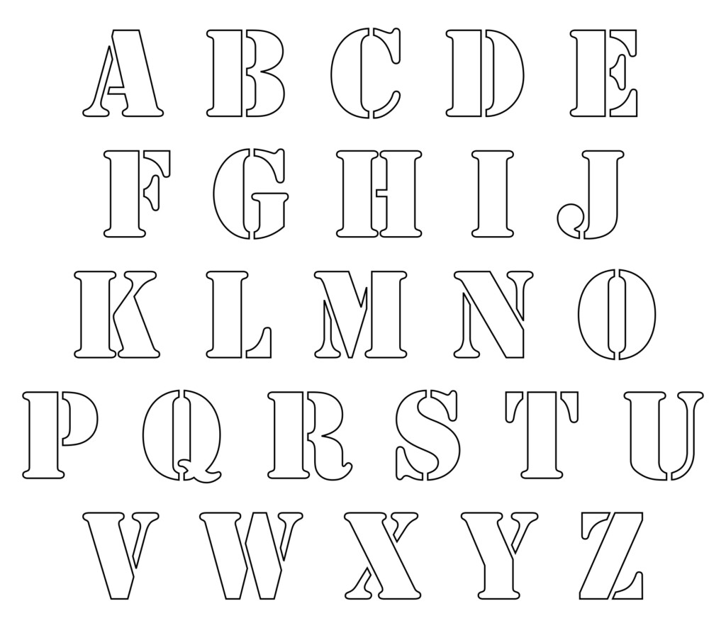 2 Inch Stencil Letters Letter Stencils Lettering Alphabet Printable Images And Photos Finder