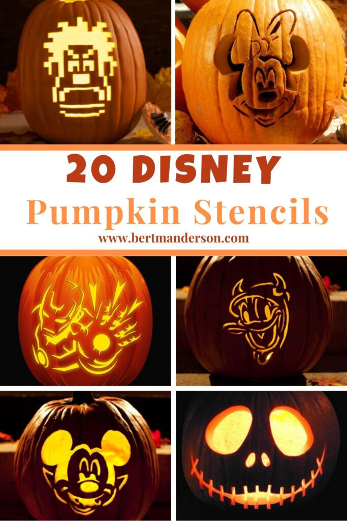 20 Easy FREE Disney Pumpkin Stencils For Halloween It S A Lot Easier Than It Looks Disney