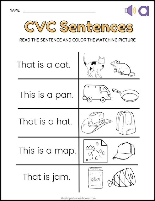 25 Free CVC Word Worksheets For Kindergarten Easy Print The 
