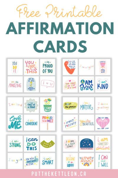 36 Free Printable Affirmation Cards Pdf Download Artofit