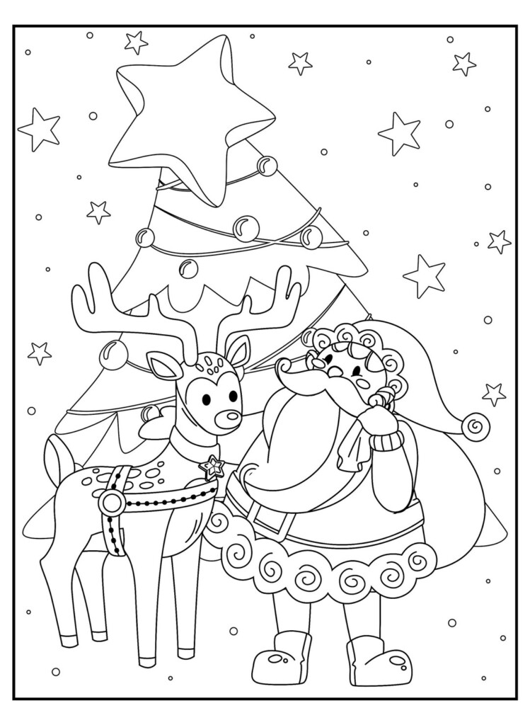 40 Holiday Printable Coloring Pages Etsy