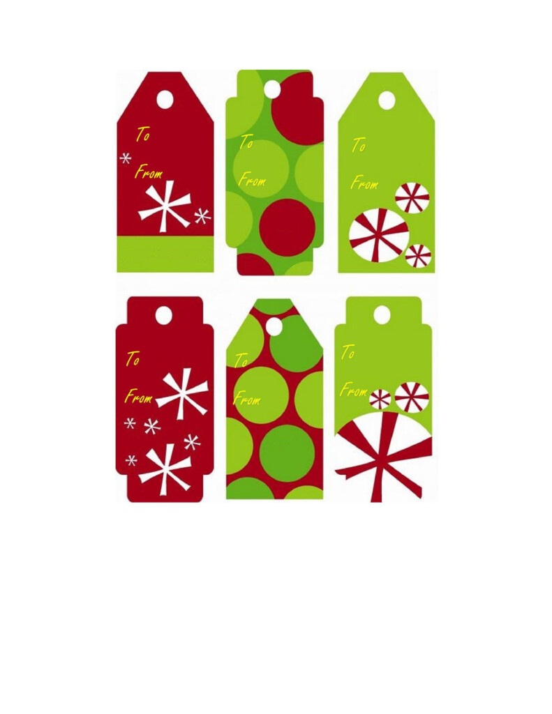 44 Free Printable Gift Tag Templates TemplateLab