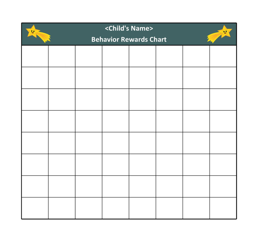 44 Printable Reward Charts For Kids PDF Excel Word 