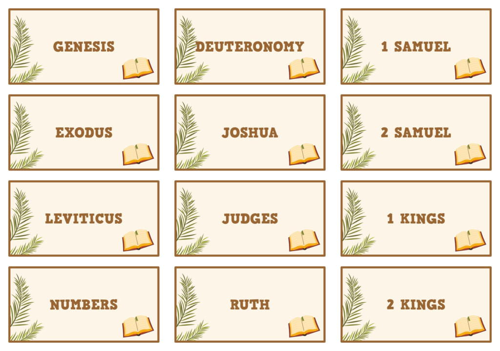 5 Best Images Of Free Printable Books Of The Bible List Free Printable Bible Books Free