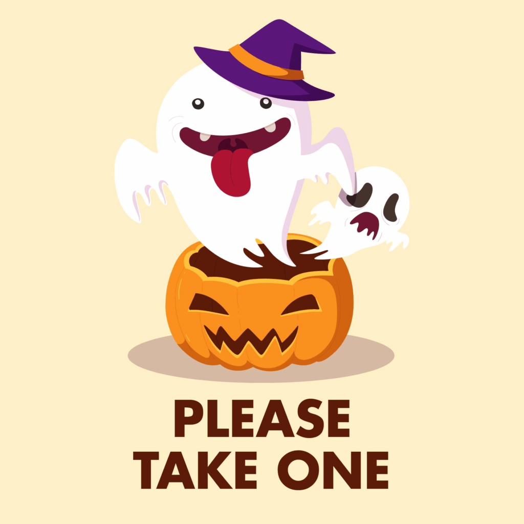 5 Best Images Of Halloween Signs Printable Take 2 Please Free Printable Halloween Please Take