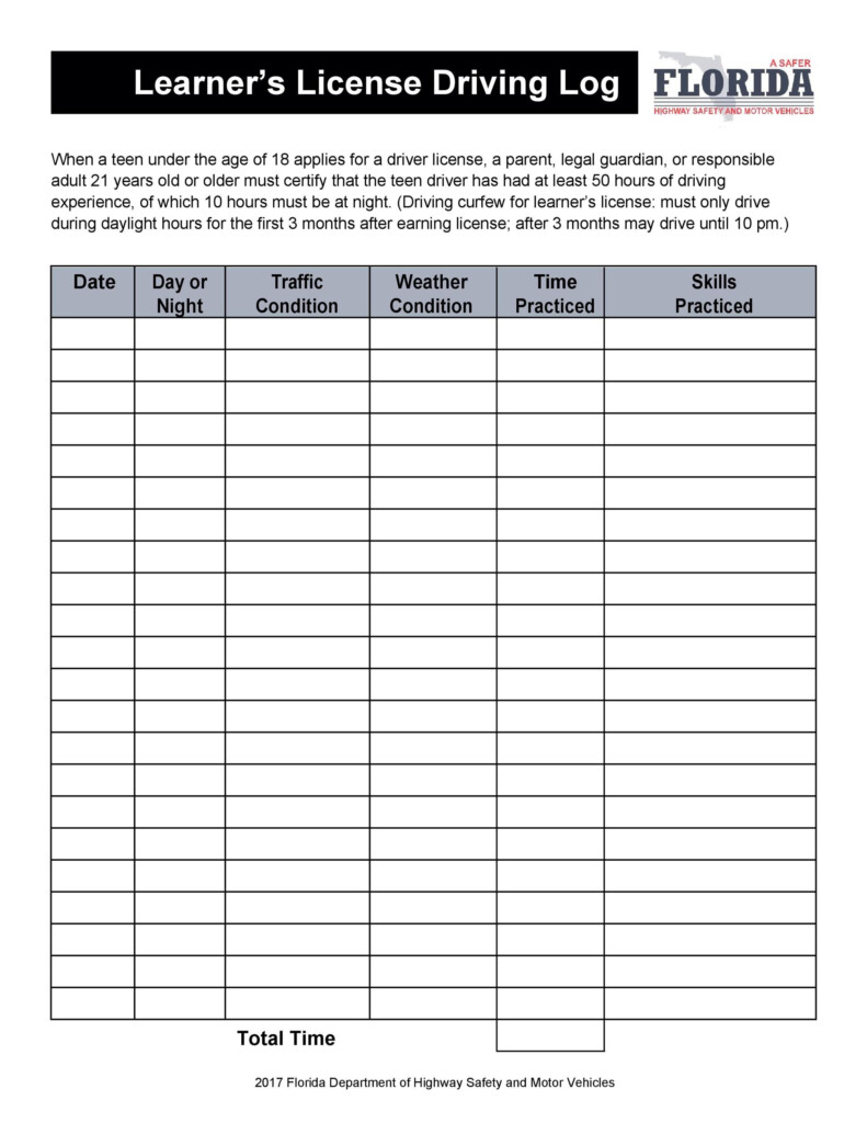 50 Printable Driver S Daily Log Books Templates Examples 