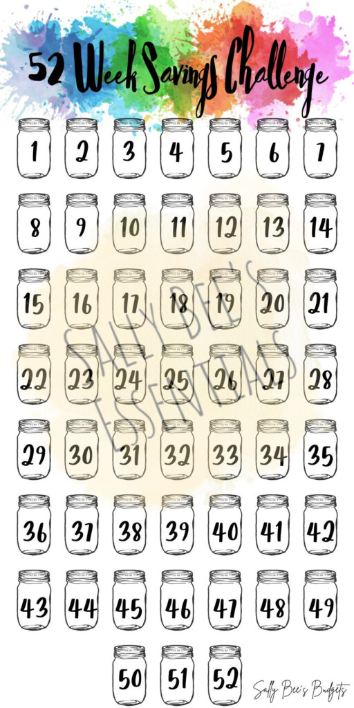 52 Week Savings Challenge Etsy 52 Week Savings Challenge 52 Week Savings Savings Challenge