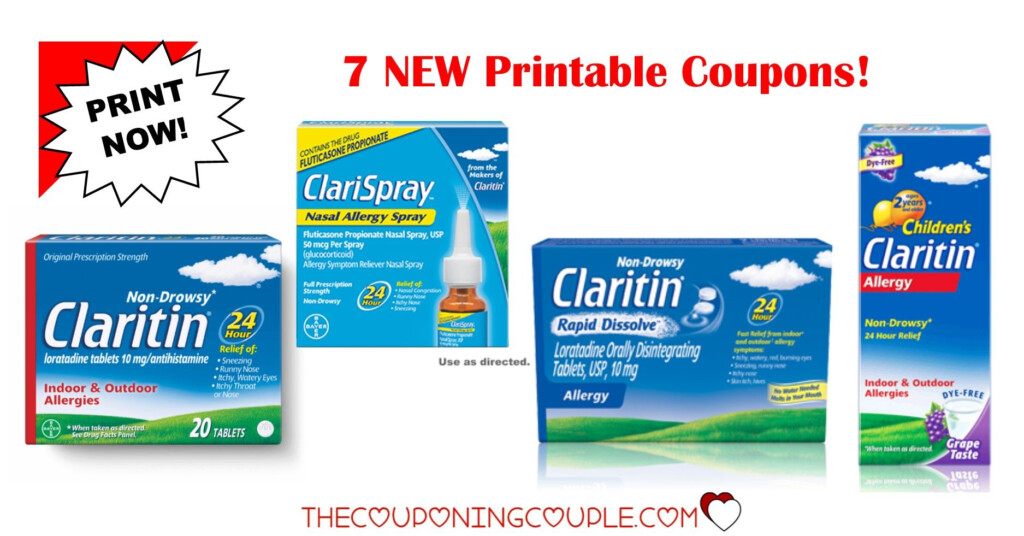 6 Claritin Printable Coupons 31 In Savings PRINT NOW Printable Coupons Claritin Coupons