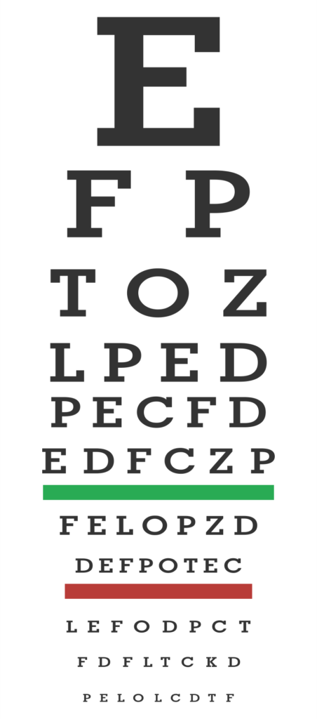 7 Best Images Of Free Printable Preschool Eye Charts Free Printable Eye Chart Kindergarten