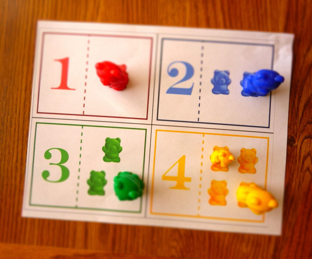 A Mom Knows Mess Counting Bears