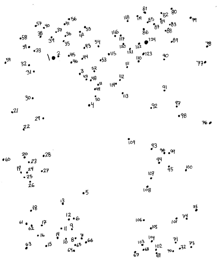 Advanced Connect The Dots Printable