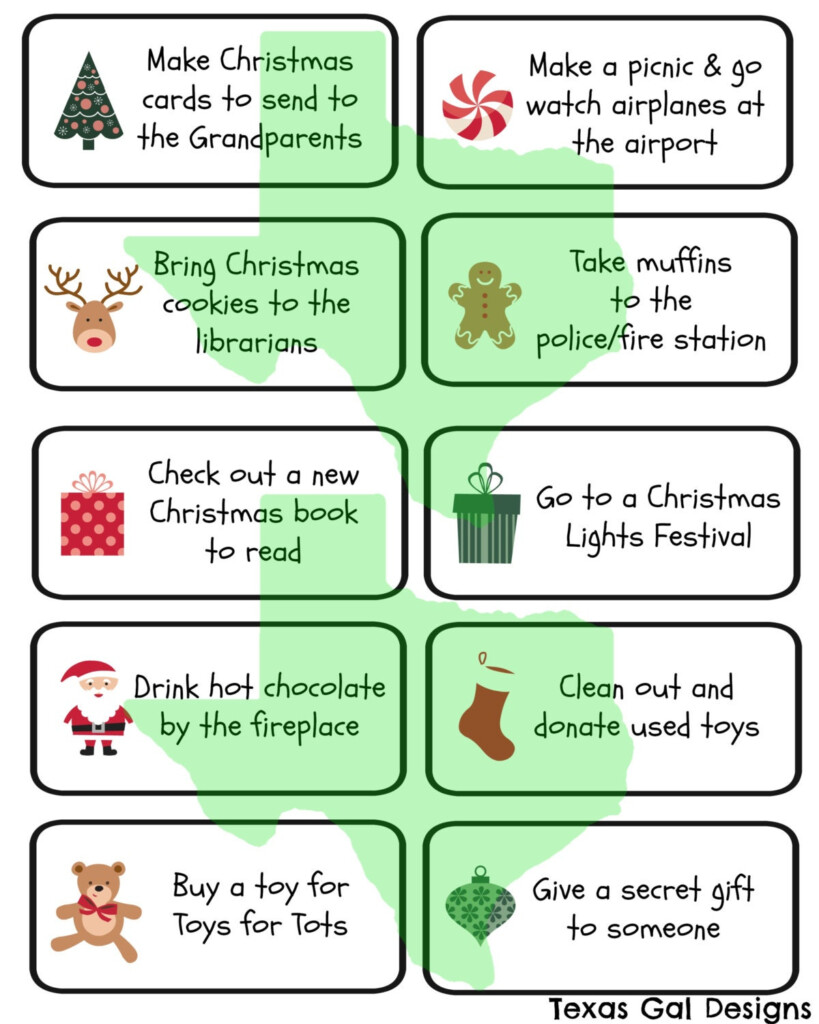 Advent Calendar Printable Activities Instant Download Advent