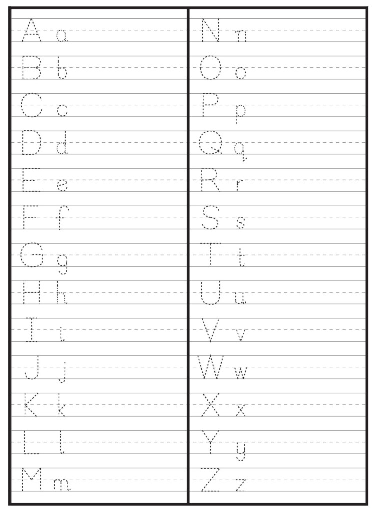 Alphabet Handwriting Practice Worksheets