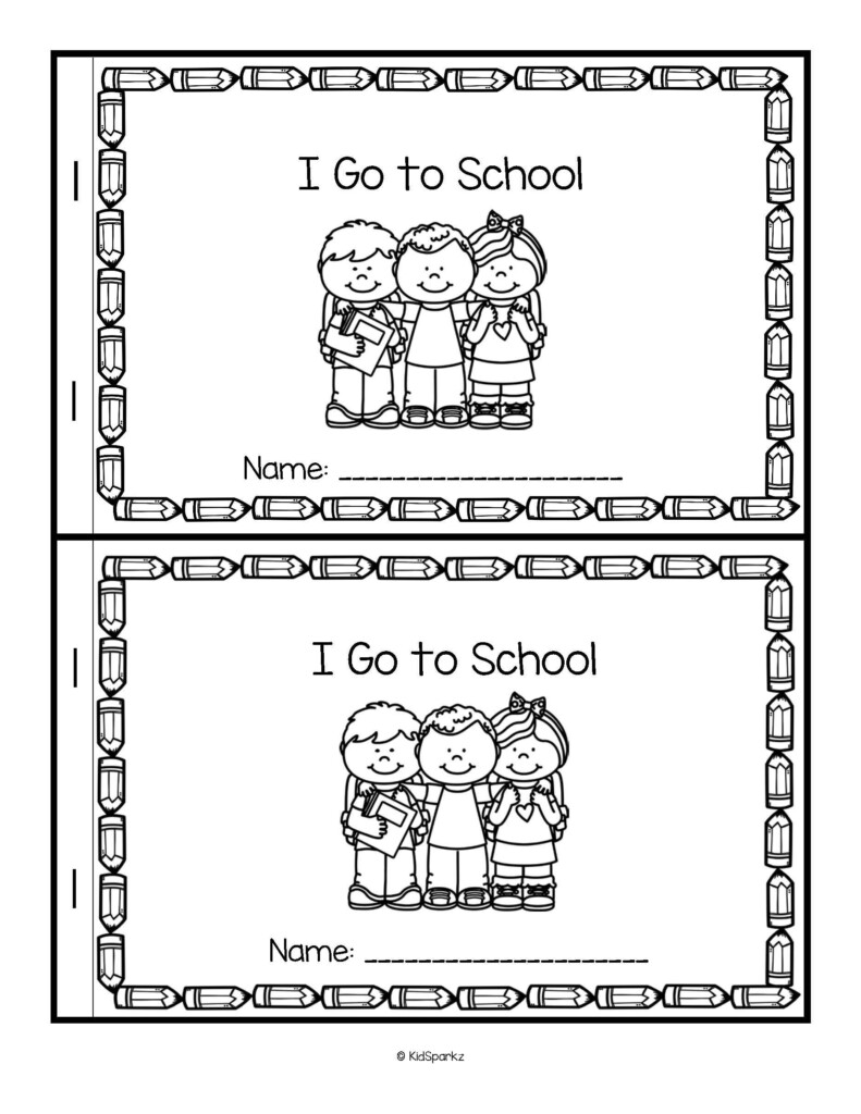BACK To SCHOOL Emergent Reader Sequence And Routines Before School Emergent Readers Free