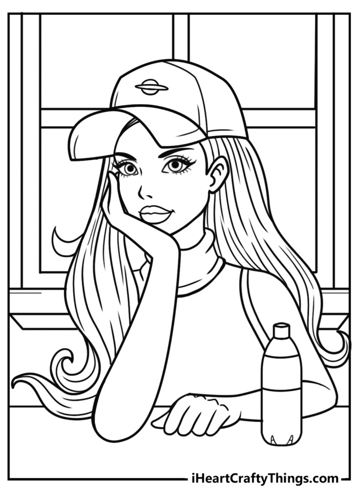 Barbie Logo Coloring Pages