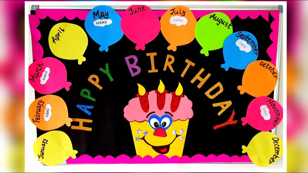 Birthday Bulletin Board Ideas Printable
