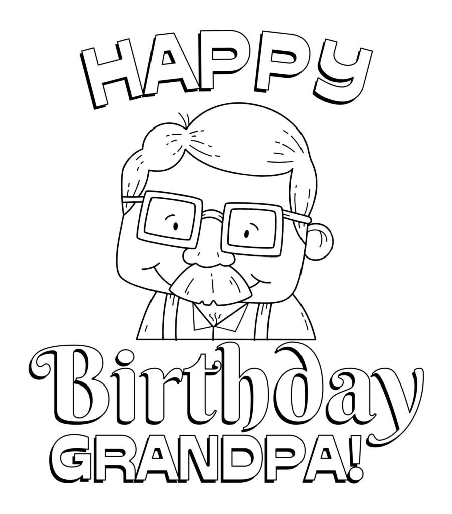 Birthday Card For Grandpa Printable