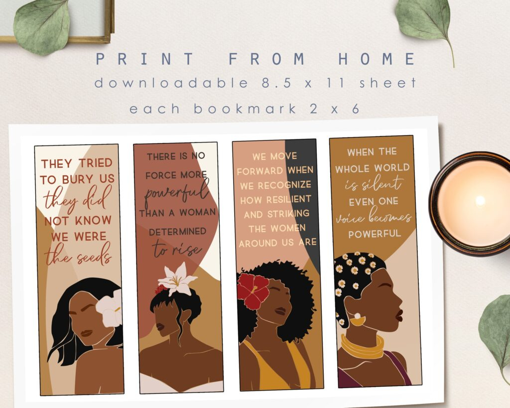 Black History Bookmarks Printable Free Printable Templates