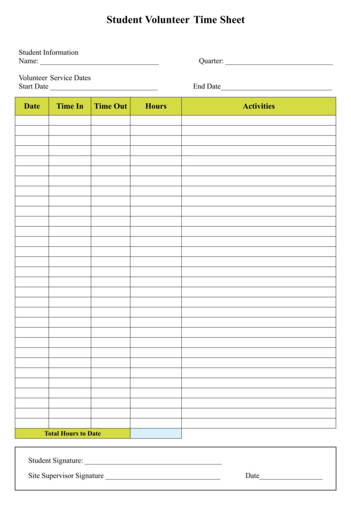 Blank Timesheets 10 Free PDF Printables Printablee