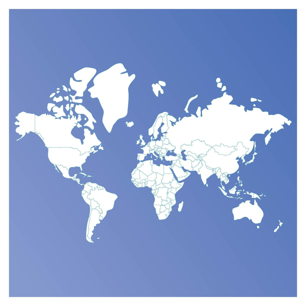 Blank World Maps 10 Free PDF Printables Printablee Blank World Map World Map Printable