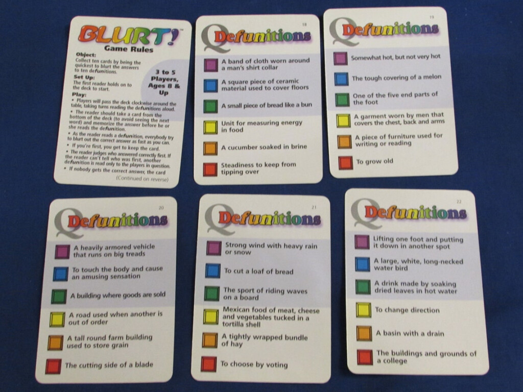 BLURT CARD GAME 2000 Big Deal Free Shipping Etsy