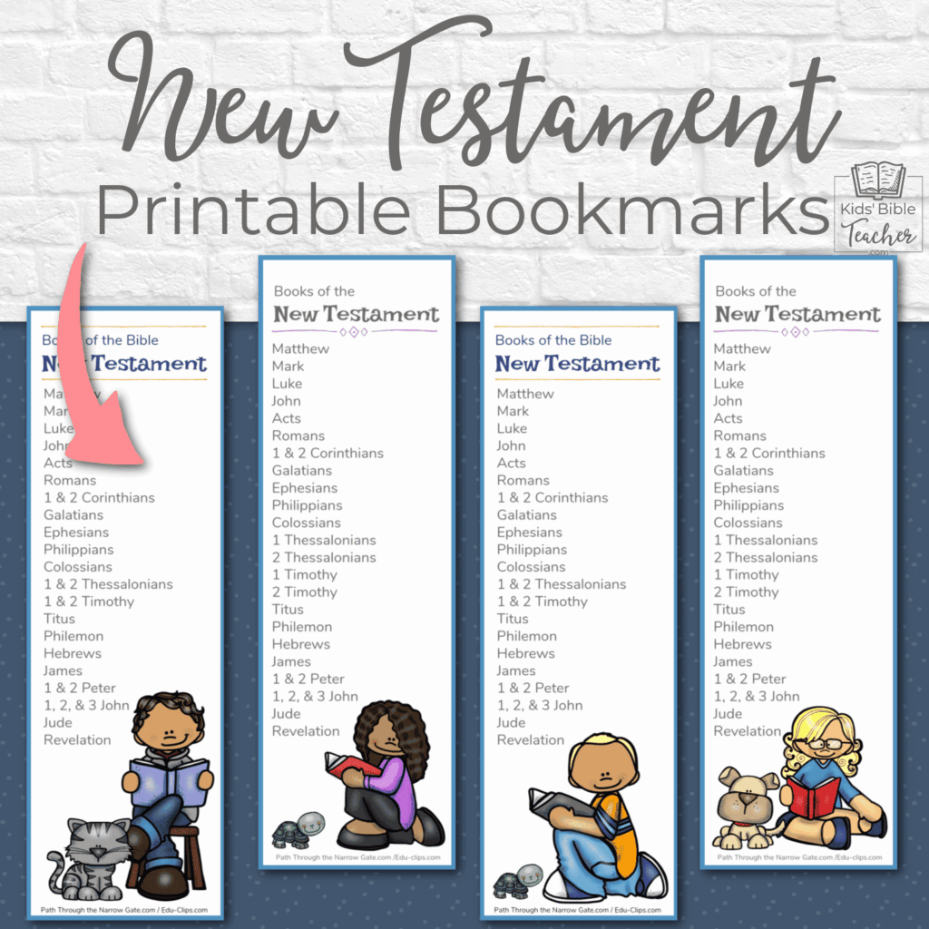 Books Of The Bible Bookmark Free Printable Printable Word Searches