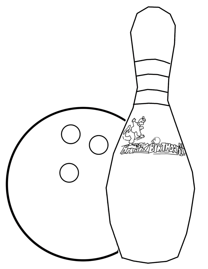 Bowling Ball Coloring Page At GetColorings Free Printable Colorings Pages To Print And Color