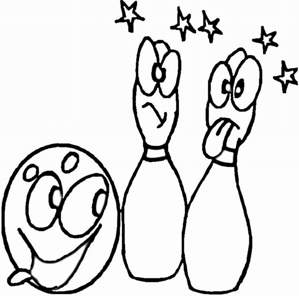 Bowling Coloring Pages Coloring Home