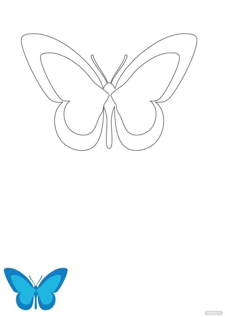 Butterfly Wing Printable Template