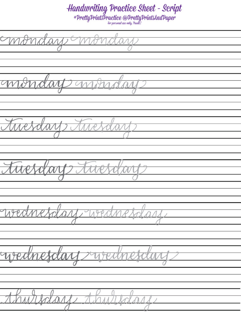 Calligraphy Tracing Worksheets AlphabetWorksheetsFree