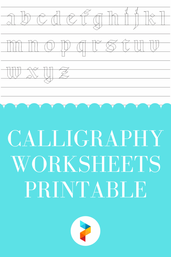 Calligraphy Tracing Worksheets Free Printable Calligraphy Pr NBKomputer