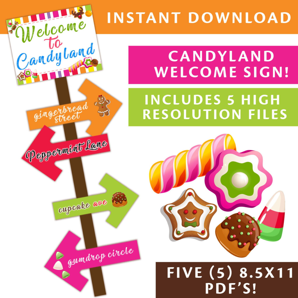 Candyland Signs Printable Printable Word Searches