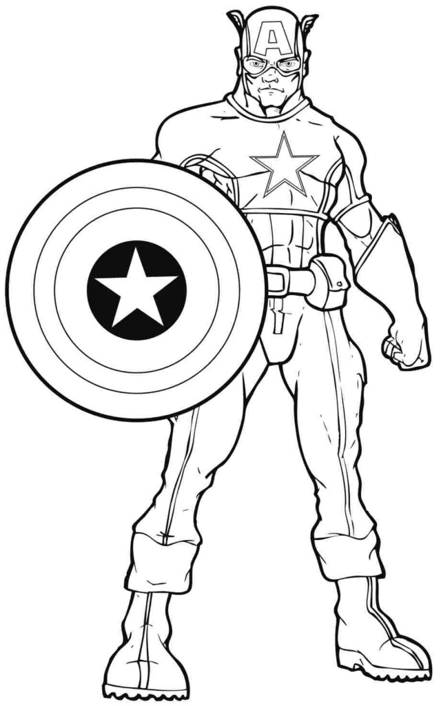 Captain America 76769 Superheroes Free Printable Coloring Pages