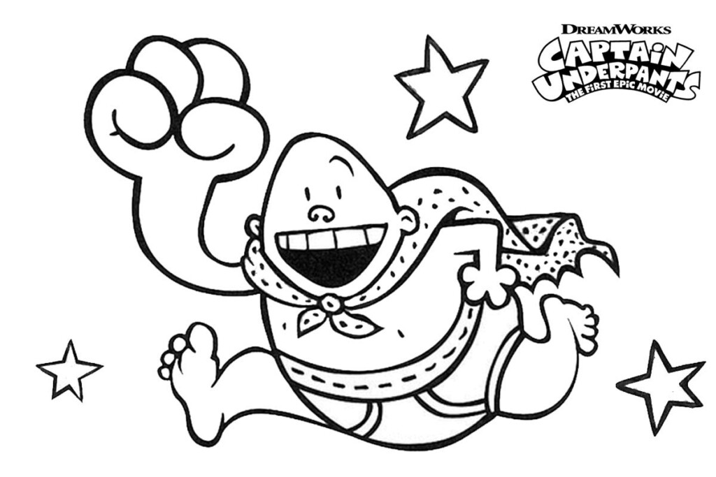 Captain Underpants Coloring Pages Best Coloring Pages For Kids
