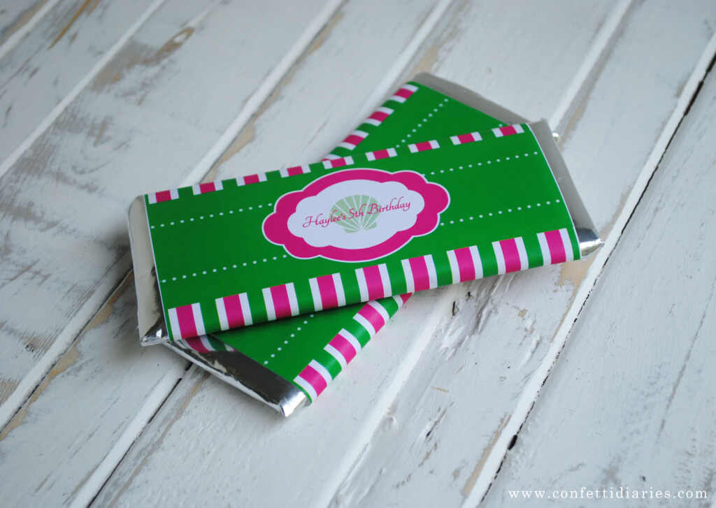 Chocolate Bar Label Template