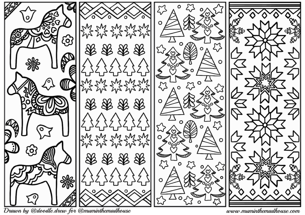 Christmas Bookmark Printable Mum In The Madhouse