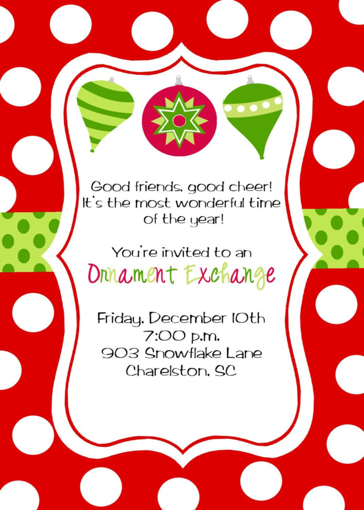 Christmas Party Invitation Free Printable Christmas Invitations Template Holiday Party