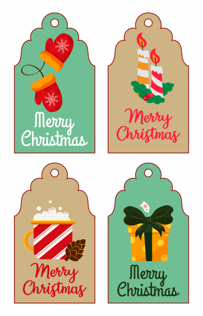 Christmas Present Tags 10 Free PDF Printables Printablee