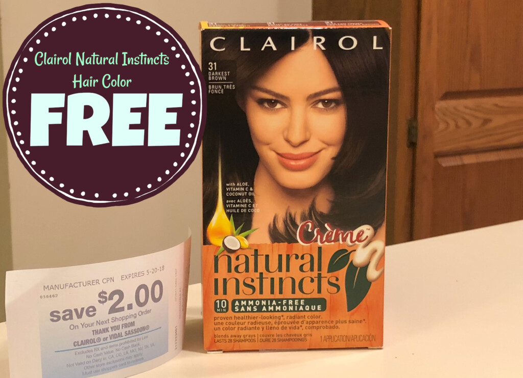Clairol Nice N Easy Hair Color As Low As Free At Kroger Reg 7 29 Free Hair Dye Coupons