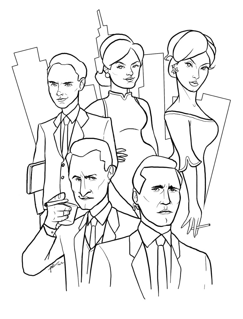 Collection Of Coloring Pages For Men Free Printable