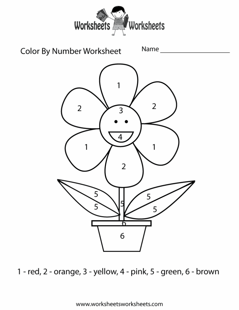 Color By Number Free Printable Easy