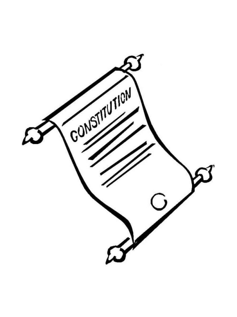 Constitution Day Coloring Page Free Printable