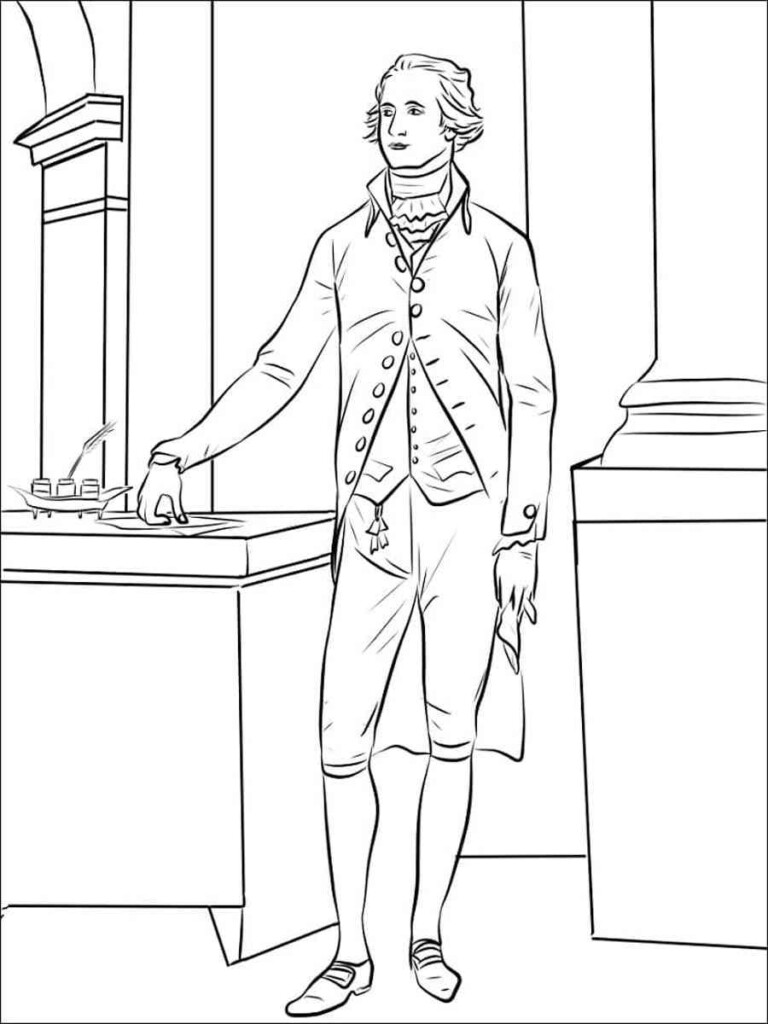 Constitution Day Coloring Page Free Printable