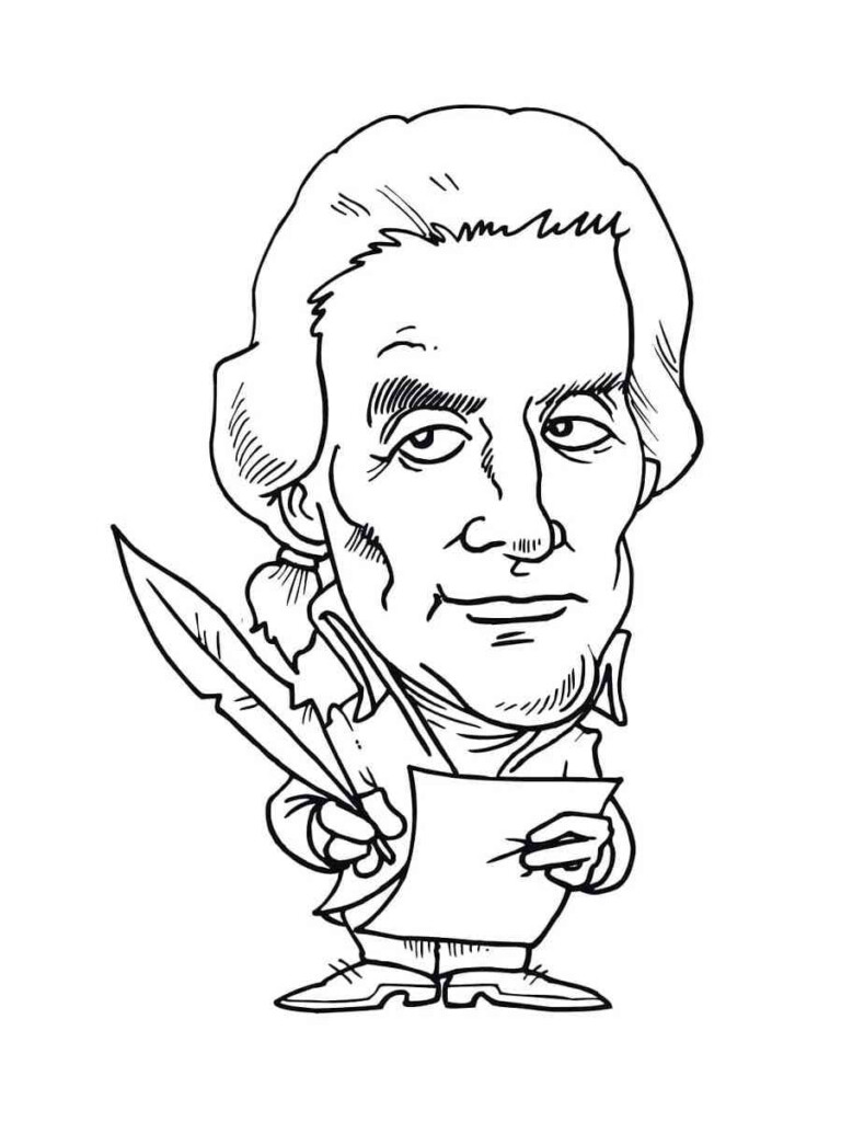Constitution Day Coloring Page Free Printable