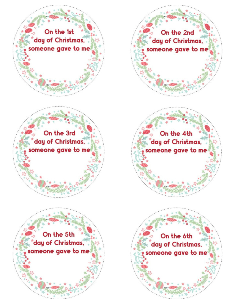 Creative 12 Days Of Christmas Gifts FREE Gift Tags Play Party Plan