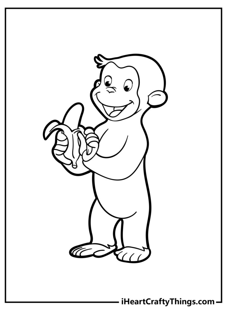 Curious George Coloring Pages 100 Free Printables 