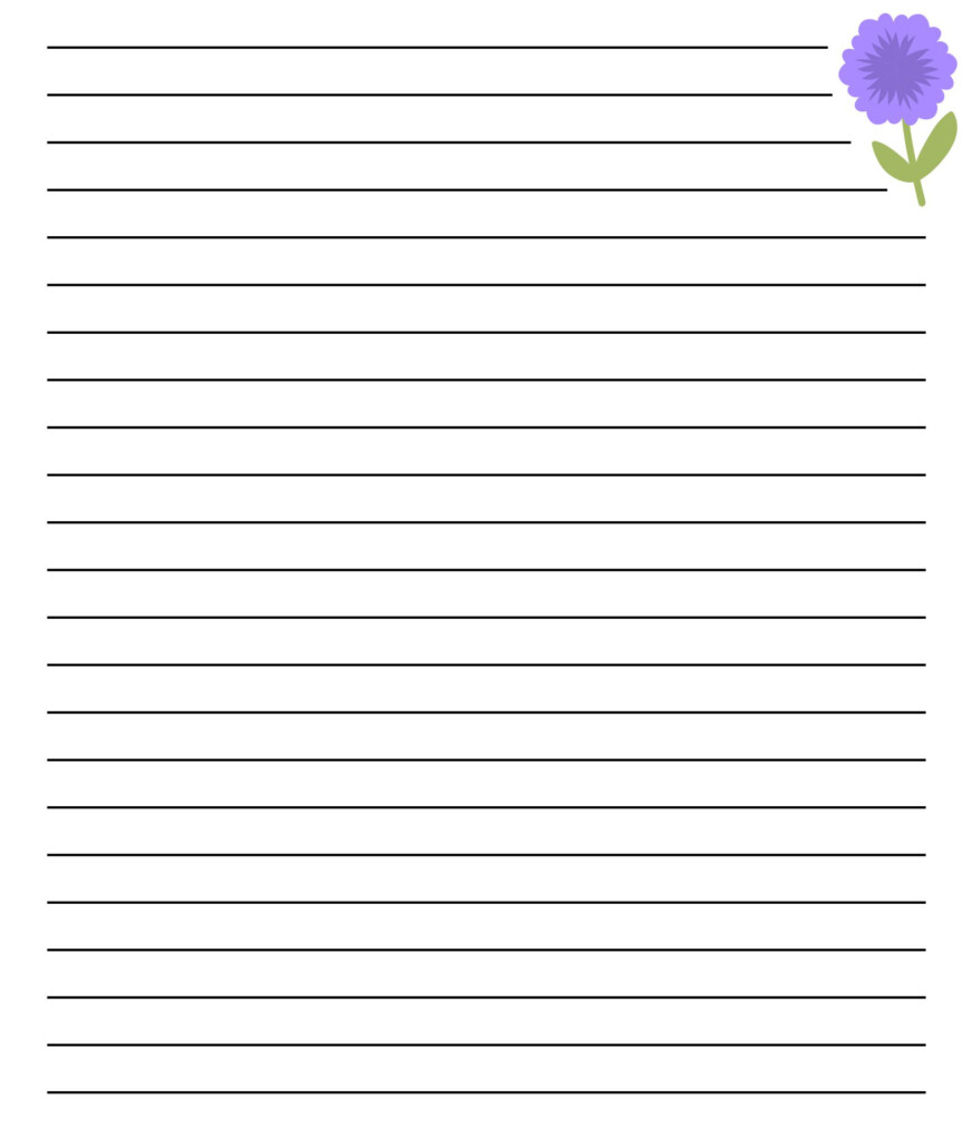 Cute Printable Lined Paper