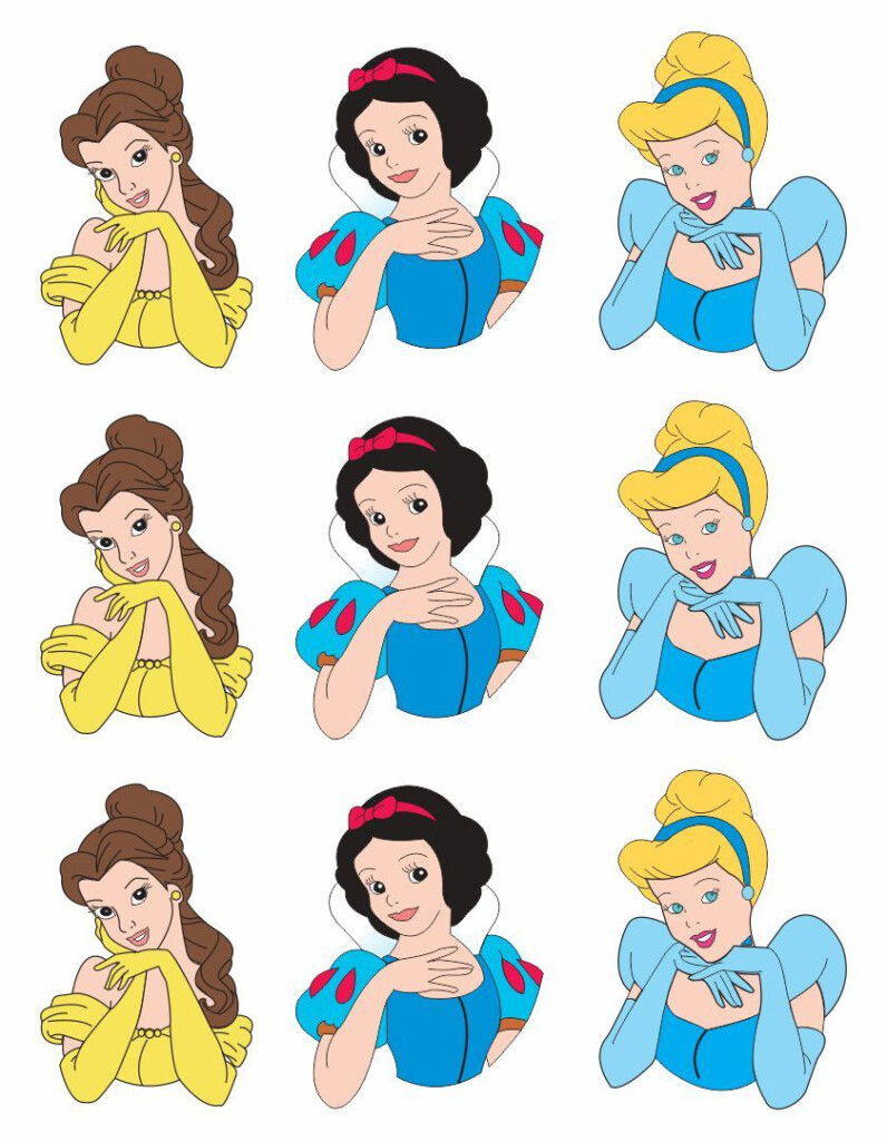 Disney Princess Printable Cake Pop Toppers Princess Cupcake Toppers Disney Princess Cupcakes