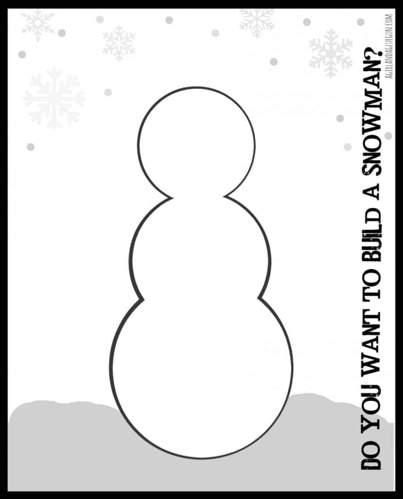 Do You Want To Build A Snowman Frozen Olaf Game And Printable A Girl And A Glue Gun